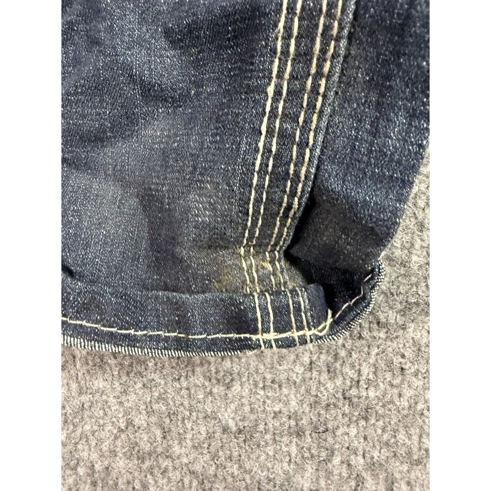 Seven7 Women’s Dark Blue Denim Luxury Jean Capris – Size 16 – Stretch – NWT - Picture 2 of 11